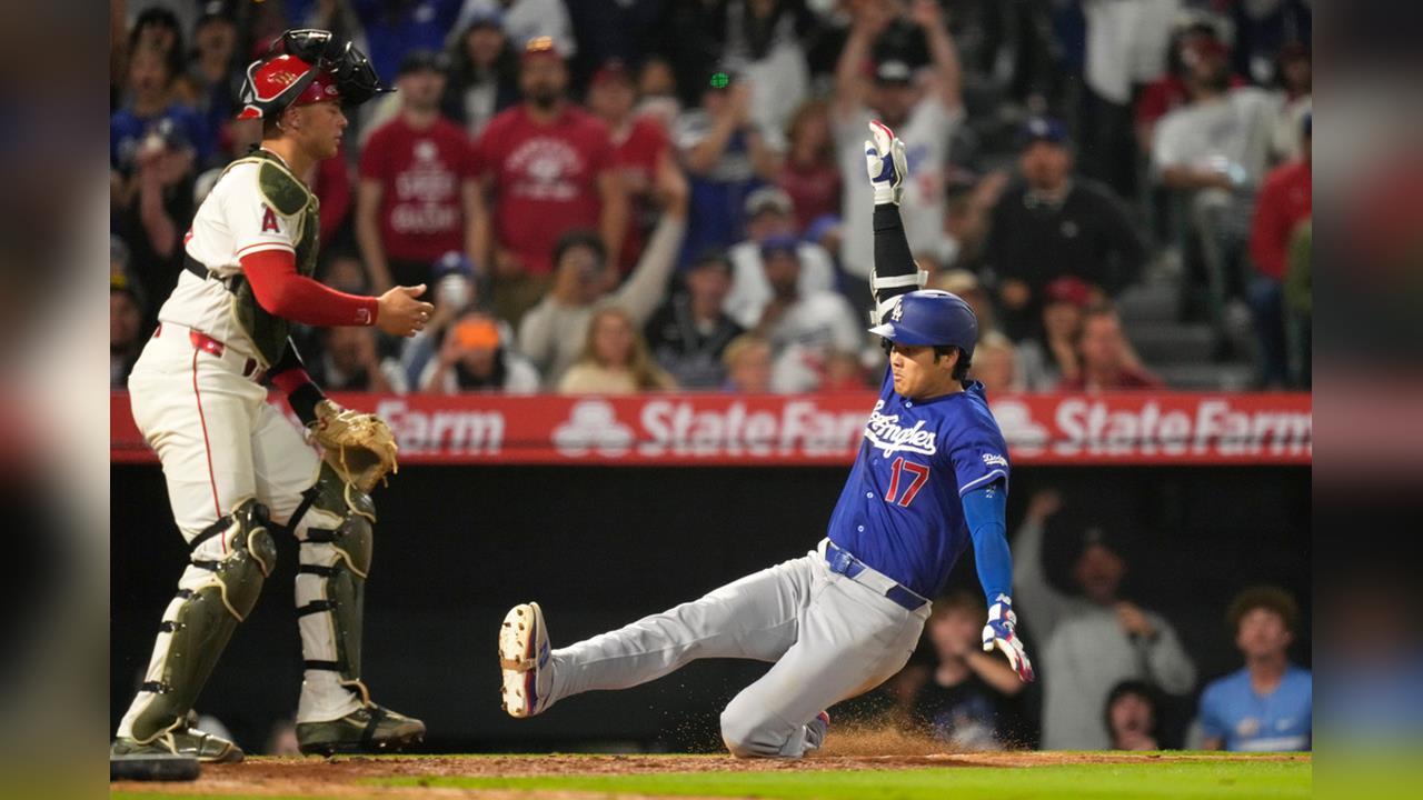 MLB(影)／大谷翔平演出首支「少棒式全壘打」！雖然一路跑回本壘可惜不算開轟