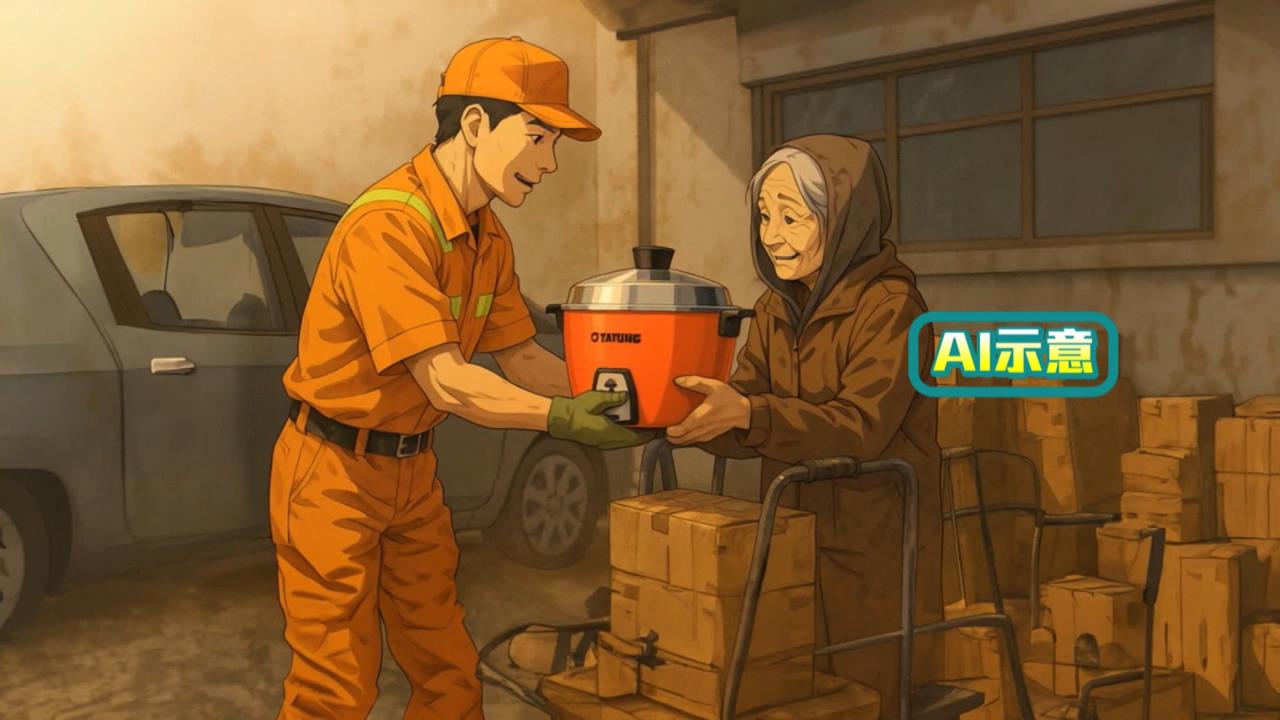 撿二手電鍋送拾荒婦 清潔隊員遭判3個月.褫奪公權1年