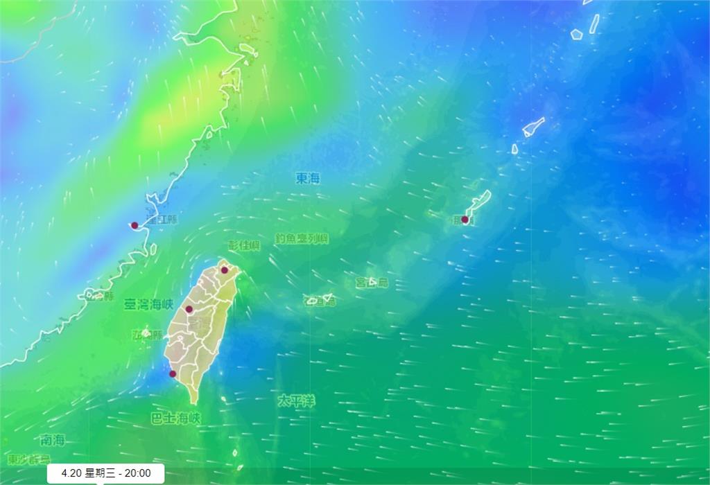 北風退散！告別涼冷感受　「台灣轉吹東風」鄭明典圖解：濕暖天氣要來了