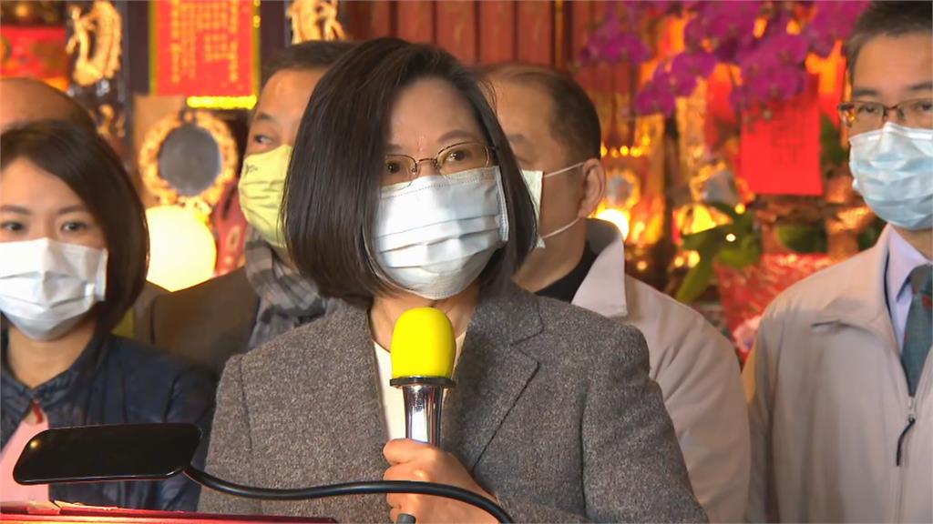 快新聞／王不見王！ 蔡、馬指南宮參拜祈福 蔡英文：台灣人的精神是不怕挑戰
