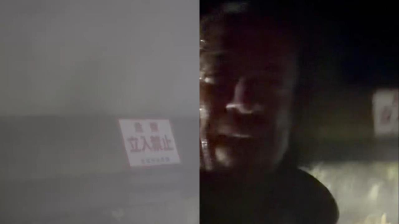 巴威擦邊台灣「猛撲沖繩」眼牆將抵達！追風人衝石垣島「巨浪狂蓋」玩命畫面曝