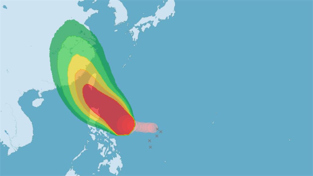 杜蘇芮越來越胖！估週一海警、週二陸警　「這1區」颱風假機率高