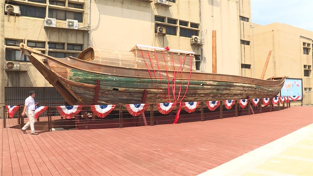 台灣首艘橫渡太平洋帆船 百年「自由中國號」亮相