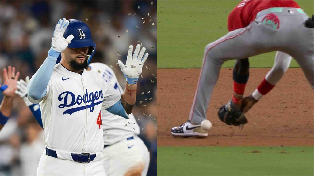 MLB(影)/道奇「這一棒」叫小賀!單場雙響還讓紅人球星守備煮粥、休息室抖了一下
