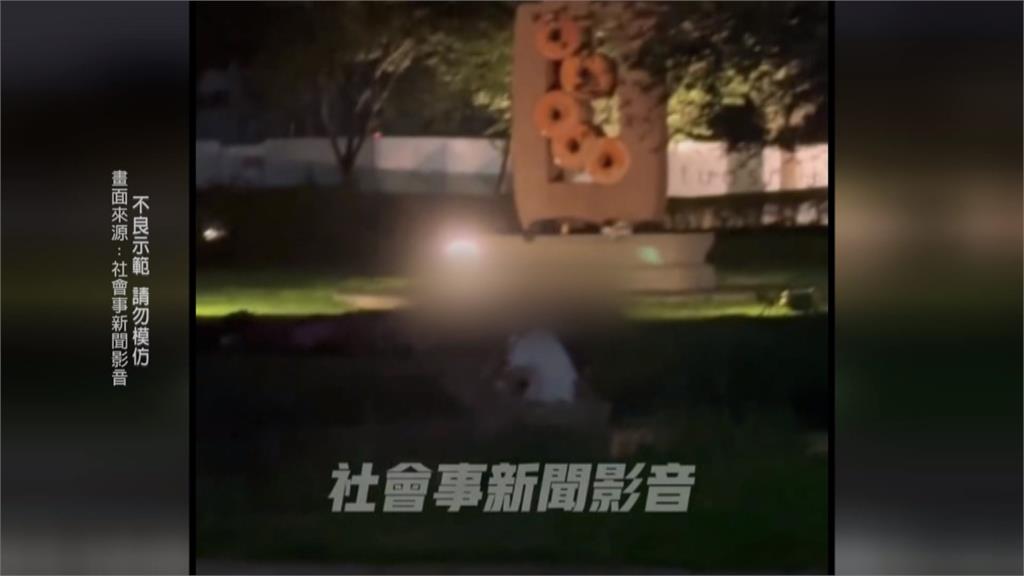 逢甲學生半夜划龍舟？　4人共乘「景觀船」划船