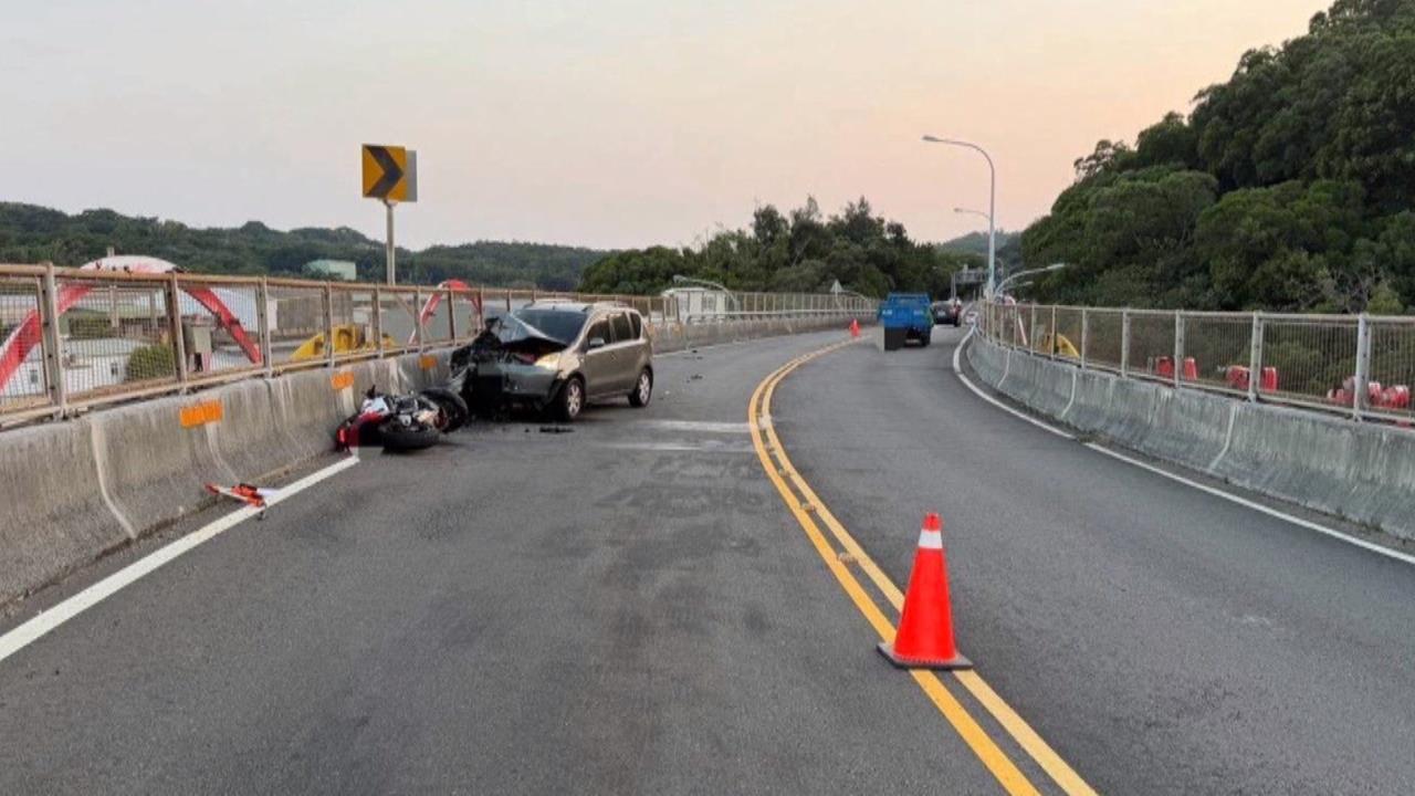 高架橋逆向撞車！　菲籍重機騎士拋飛、墜5樓高身亡