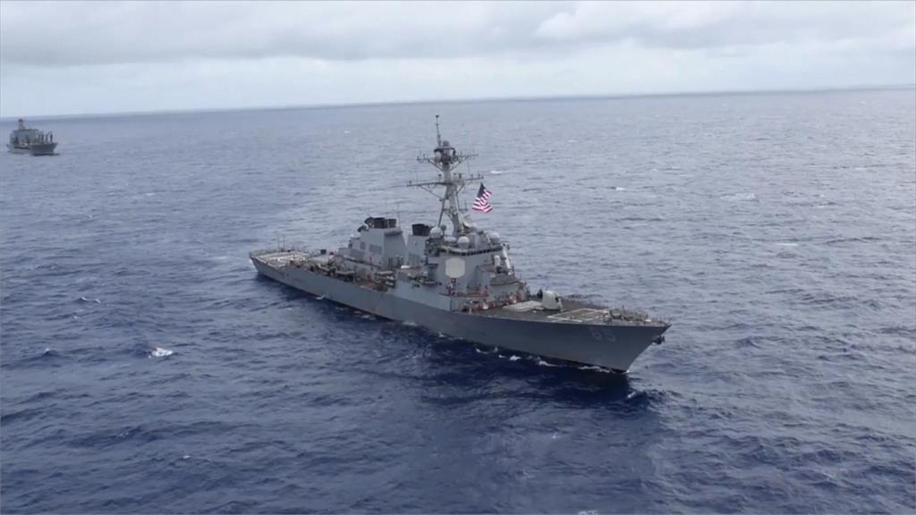 今年第二次！美國2艘軍艦昨日通過台海