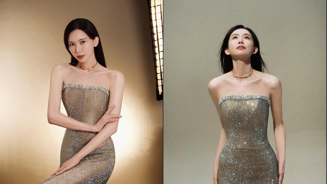 51歲林志玲「貼身金縷衣」新照曝光！極致S曲線秀「逆齡身材」再現巔峰