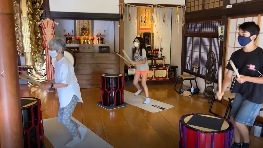 日本傳統大鼓健身　對抗疫情新型運動