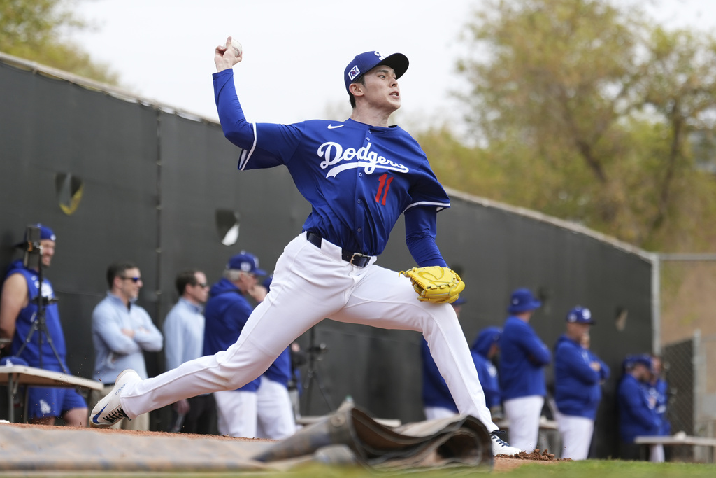 MLB(影)/三度賽揚獎得主柯蕭大讚佐佐木朗希 他是道奇巨大的禮物
