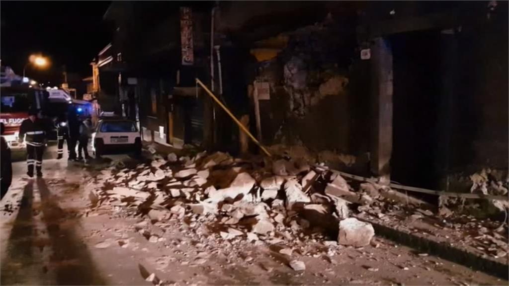 西西里島埃特納火山區地震 已釀10人輕傷
