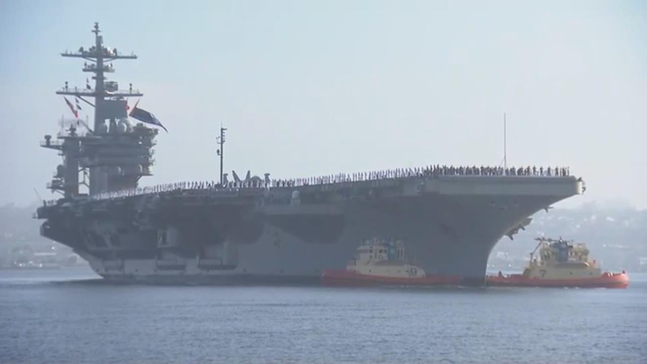 美軍司令親登「林肯號」視察　川普：士兵都獲得良好照顧