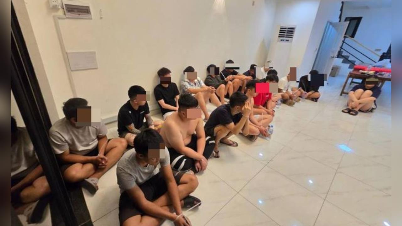 快新聞/柬埔寨掃蕩詐騙 23台灣人遭逮 狼狽落網畫面曝