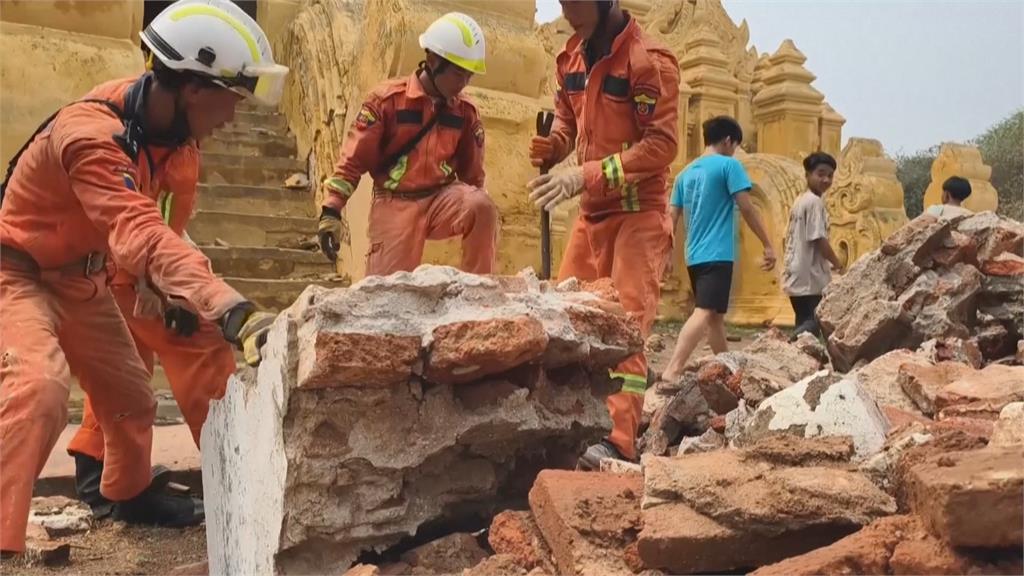 緬甸強震古城、佛寺嚴重受創　觀光財遭打趴民眾生計成難題