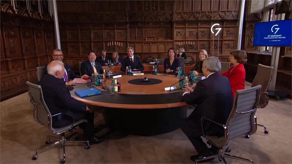 G7外長會議發聲明 要求和平解決台灣問題