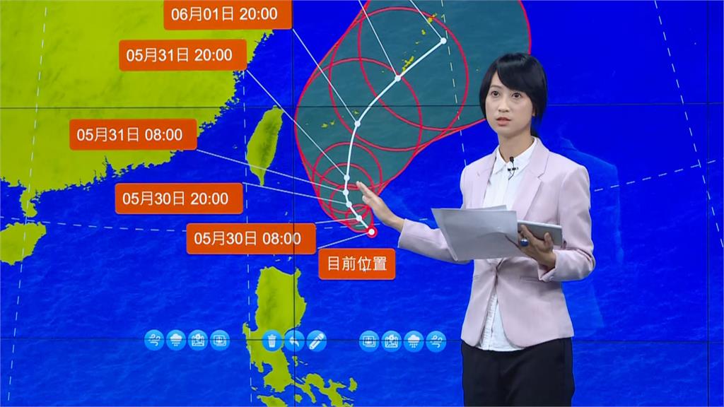 快新聞/瑪娃颱風海警發布 沿海風浪增強、北部東北部防大雨
