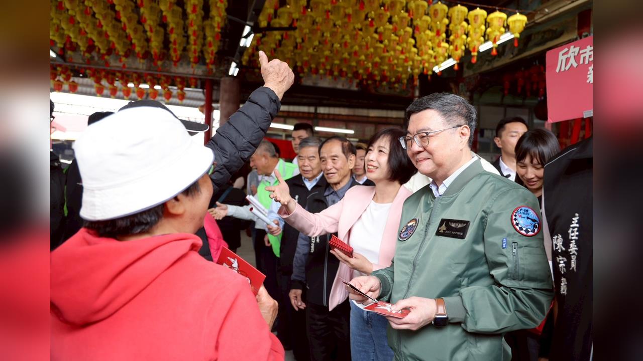 快新聞/卓榮泰台中發福袋!喊「台股創高、經濟成長率8.63%」