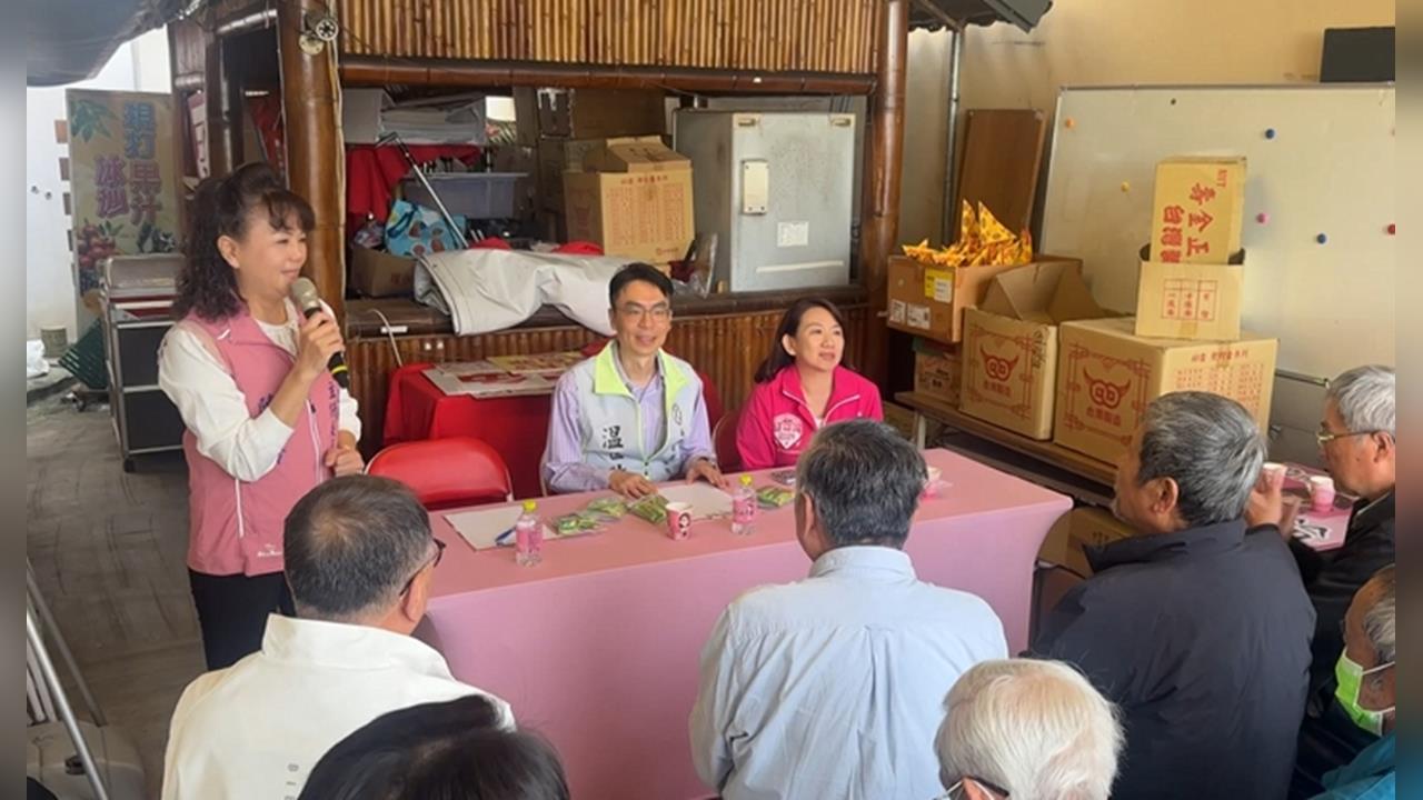 民進黨徵召温世政拚戰南投縣長　首場座談人氣旺