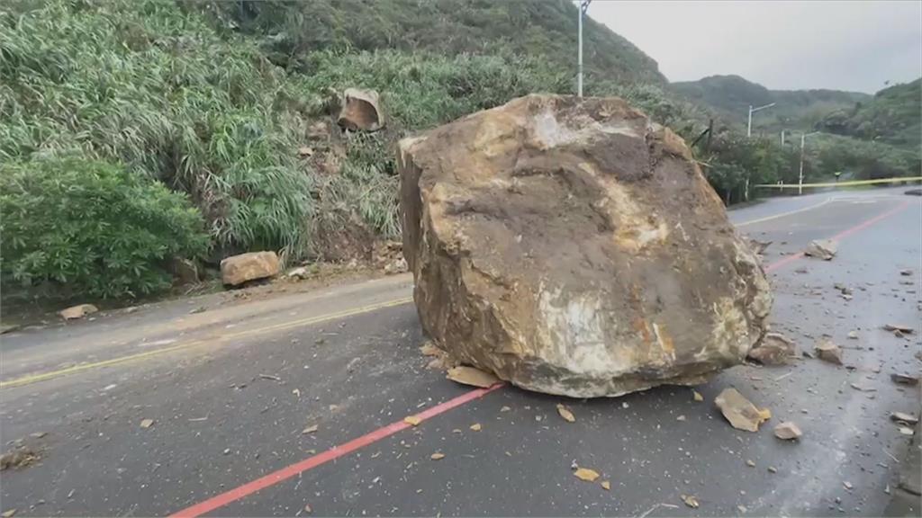 外木山1月內二度落石　空拍機監測預防