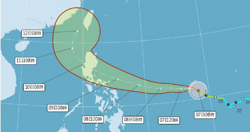 鳳凰颱風超罕見!「11月颱風警報」史上僅19次 上次登陸已近60年