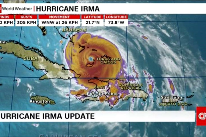 <em>颶風</em>「艾瑪」肆虐加勒比海釀11死 將直撲古巴