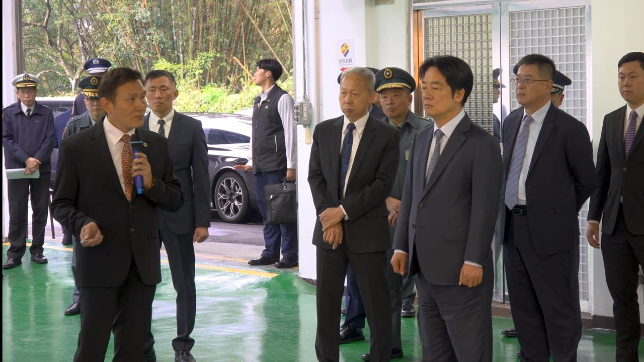 視導中科院聽取台灣之盾簡報 賴總統:持續落實國防自主