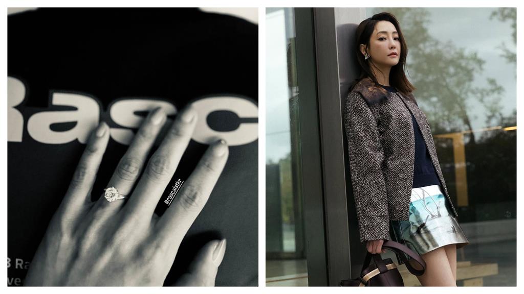 謝欣穎曬鑽戒照疑被求婚！神秘男背影曝光引熱議…經紀人神回11字