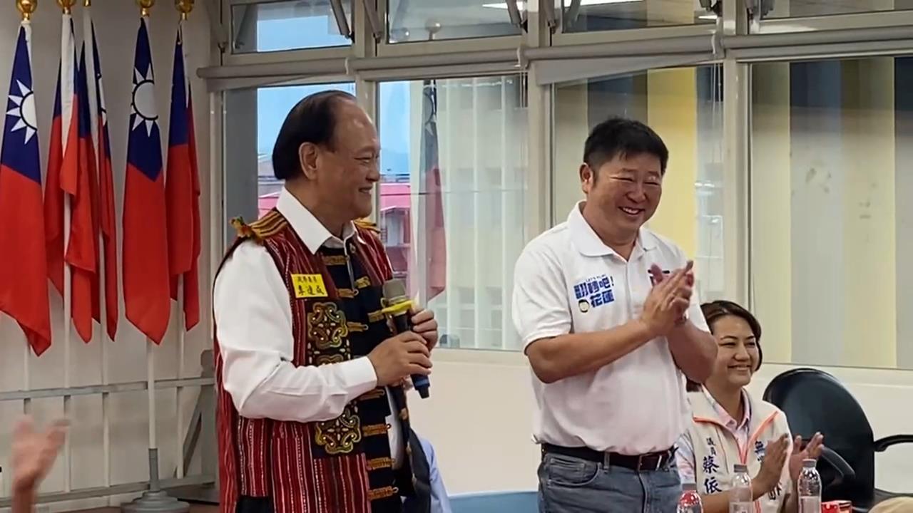 馬太鞍溪洪災將滿一週年　季連成受邀任張峻防災顧問