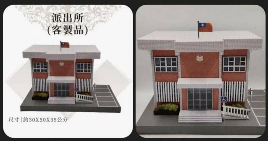 閻羅王也缺人？紙紮警局太真　員警全嚇壞：走了還要輪班