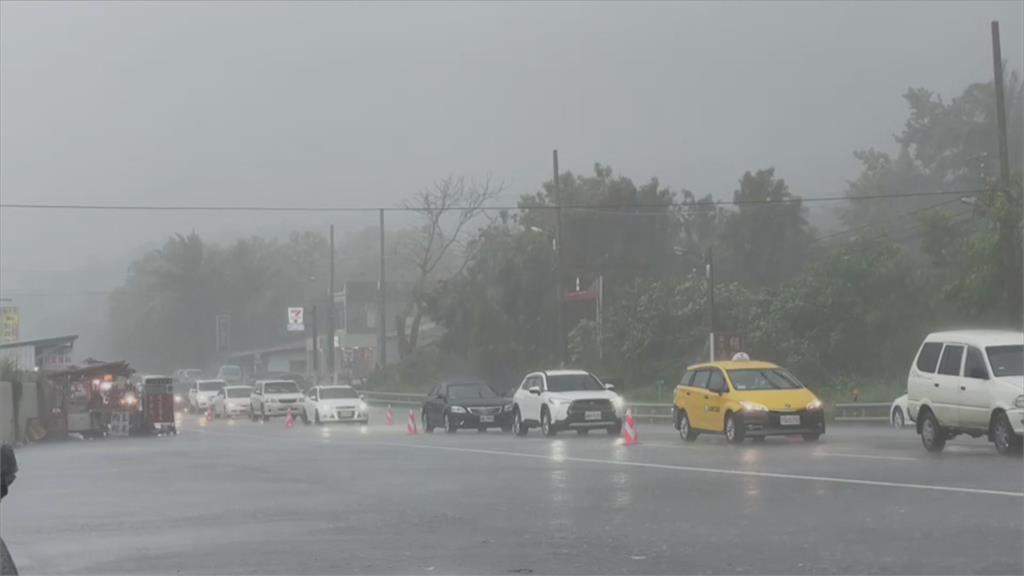 快新聞／軒嵐諾今晚觸陸「雨勢轉強」  台7線、台9線等路段20時預警封路