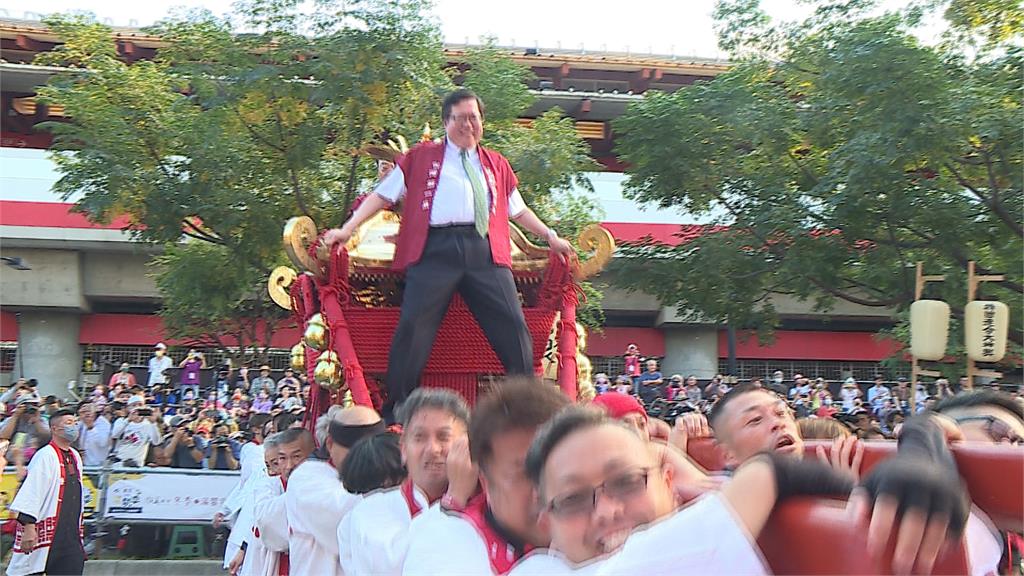 日本「撞轎祈福祭典」北投登場　為台北溫泉季揭開序幕