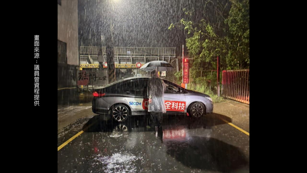 雨彈狂炸！　竹市地下道淹水「閘門故障」　市府：遙控器異常、將全面巡檢