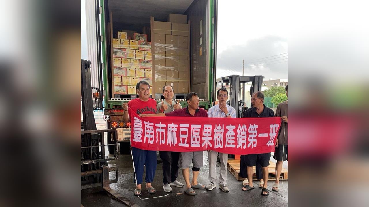 全國首櫃文旦外銷新加坡 黃偉哲:台南品質受星國肯定