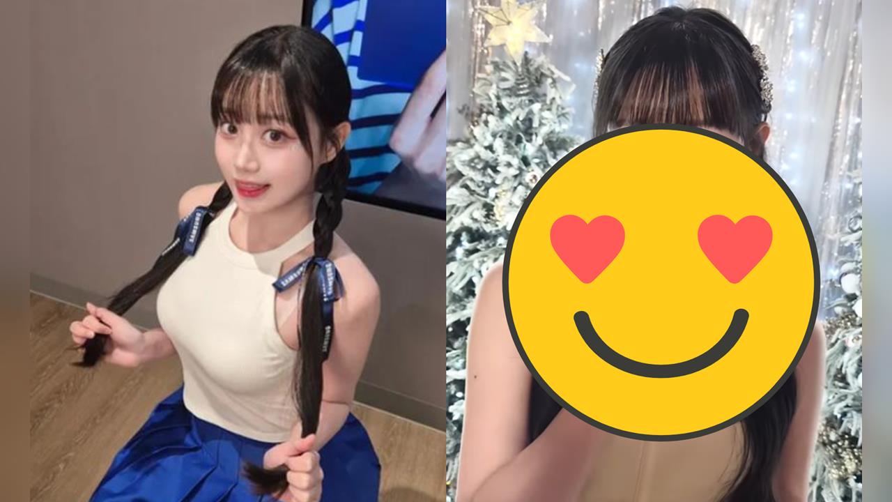 邊荷律正面開大V罕露性感！一彎腰猛炸「海溝黑線」10秒狂震片網暈：長大了