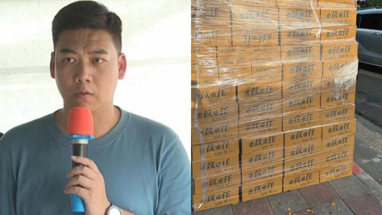 賴苡任絕食ING「180箱物資搶先到」衝造勢?畫面流出「強佔人行道」網酸爆