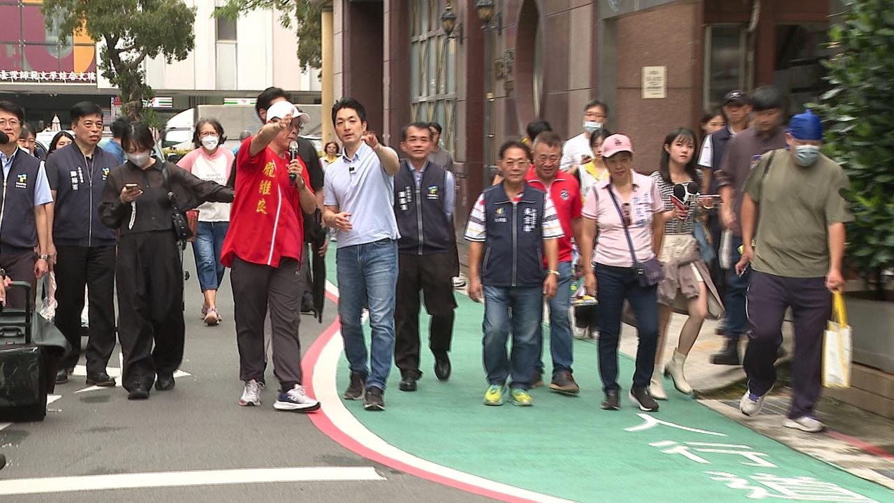 台北安心行！　蔣萬安視察　師大商圈"行人友善"設置成果