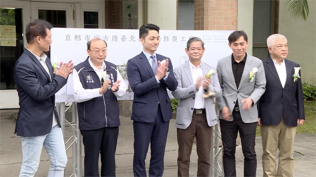 不忘2／28被抗議！　蔣萬安出席228紀念館動工　大批警力架拒馬戒備