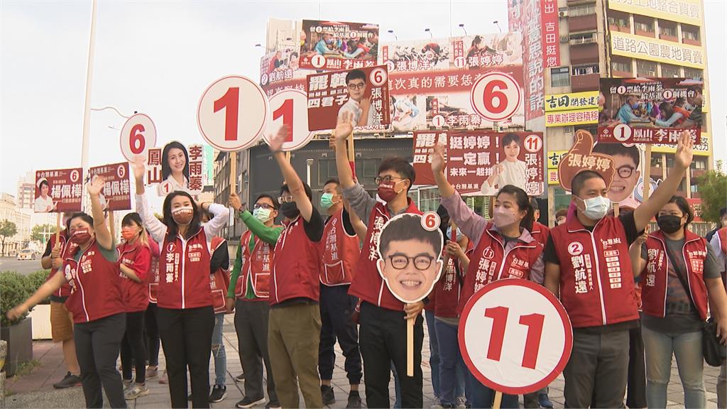 率高市選將站路口拜票　陳奕齊喊話：讓基進活下去