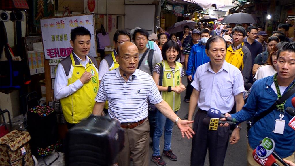 老縣長展企圖心！蘇貞昌直搗藍營票倉汐止搶選票