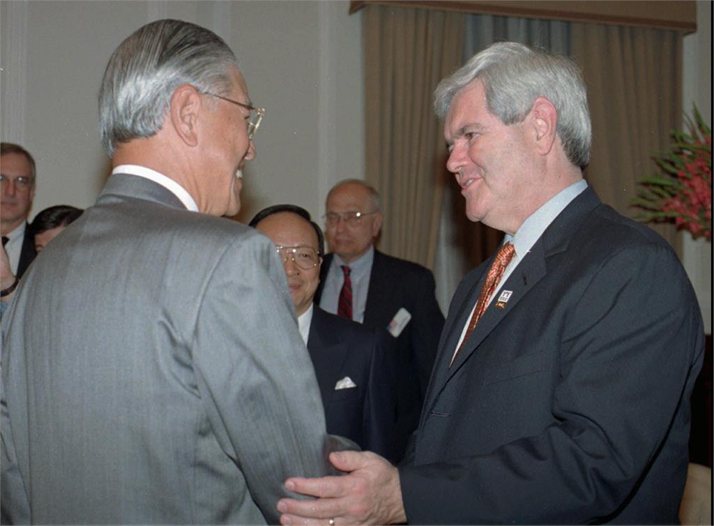 25年前不甩北京施壓堅持訪台　美前議長紐特：支持台灣不被中國佔領侵略