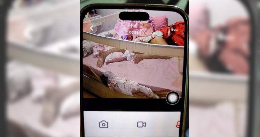 她不在床上！媽媽監視器驚見女嬰卡床縫　電話叫不醒爸爸釀悲劇