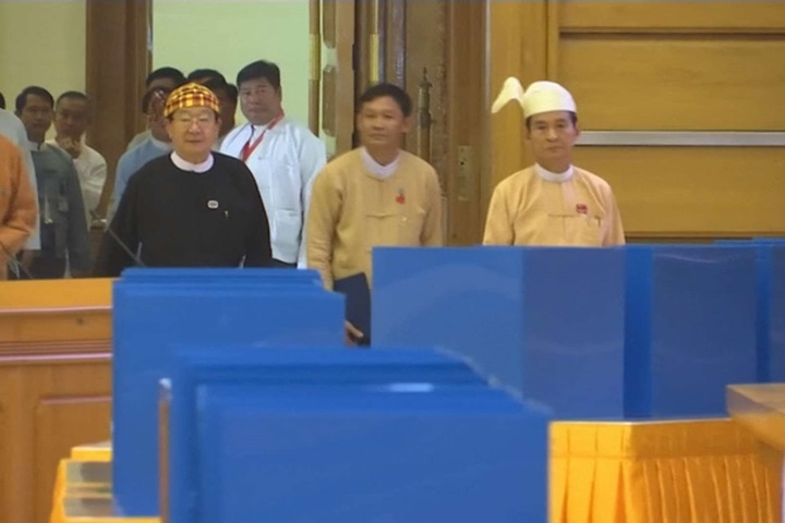緬甸新總統出爐 翁山蘇姬心腹溫敏當選