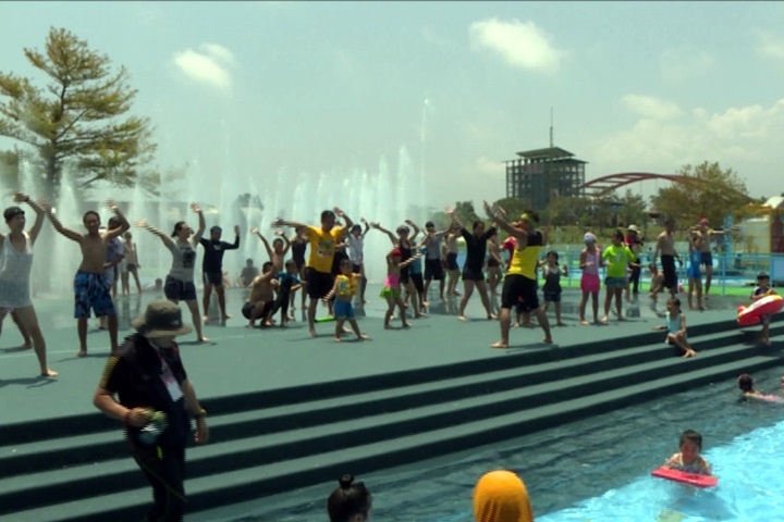 有氧課、水迷宮 宜蘭童玩節消暑一夏