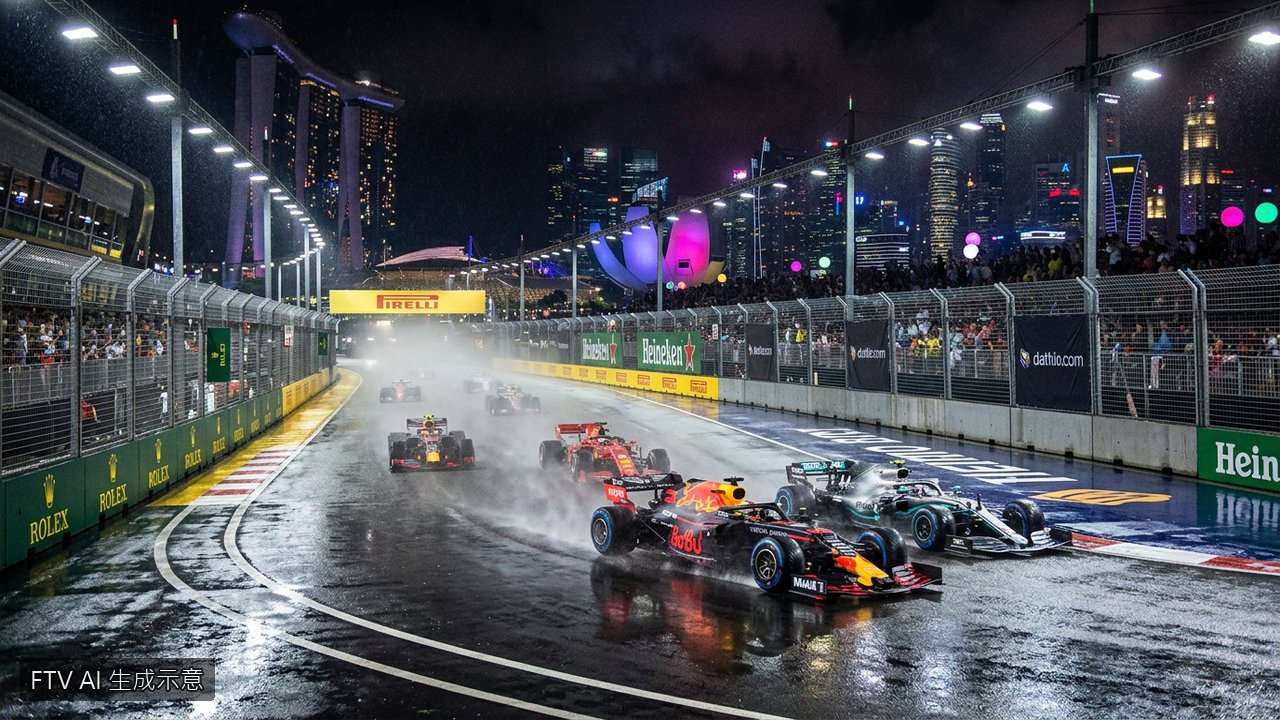 F1新加坡衝刺賽亂局　Verstappen趁亂奪冠