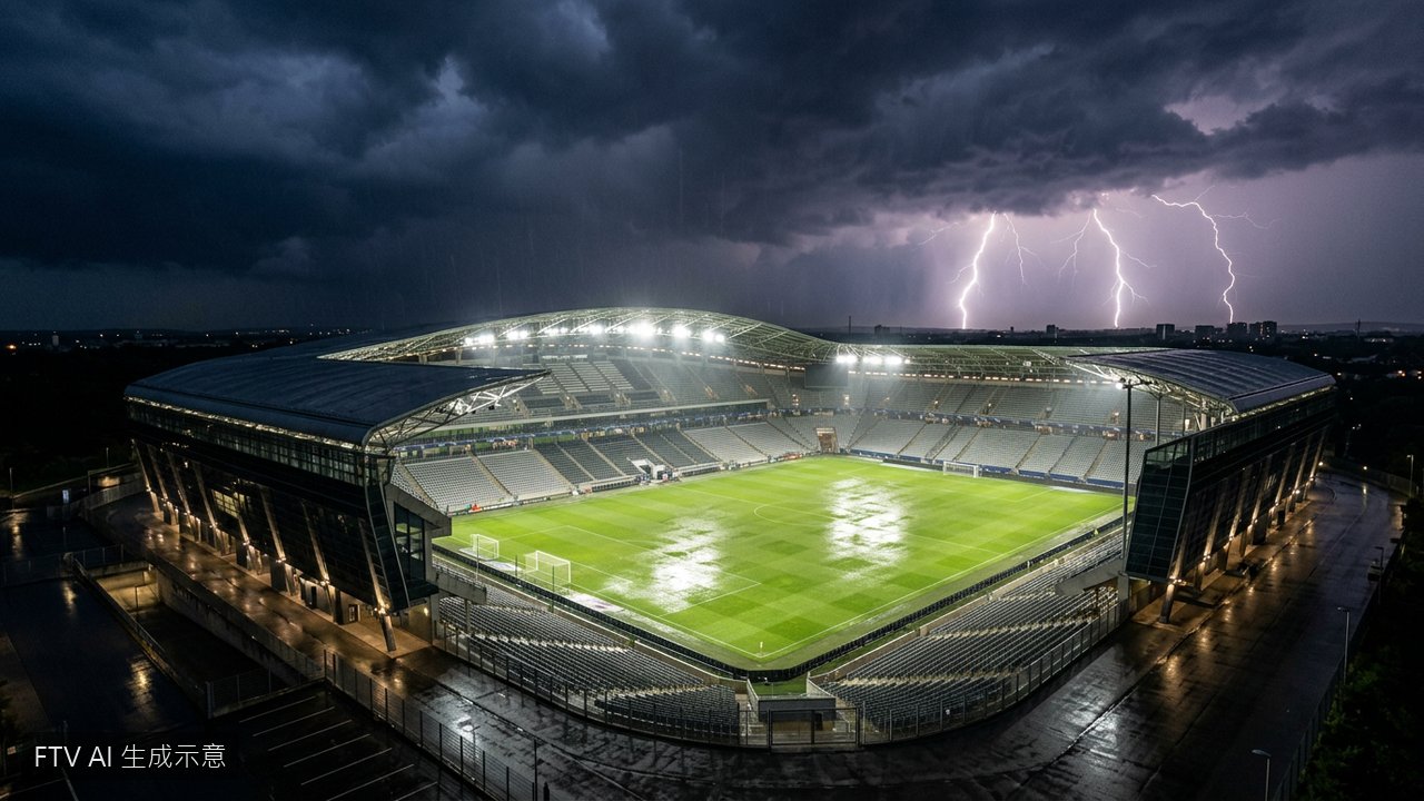 2026世界盃首例！法國對伊拉克因雷雨攪局半場緊急延賽