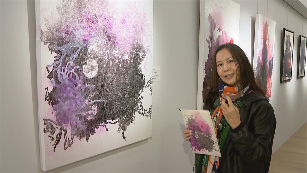 為台灣藝術家打通國際道路 知名畫作同步展銷