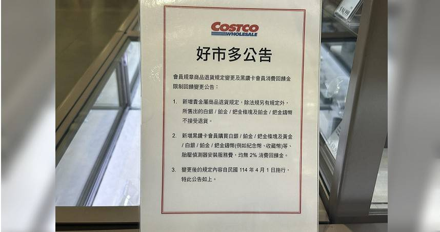 沒有無條件退貨了！　好市多4月起「4類商品」售出不退
