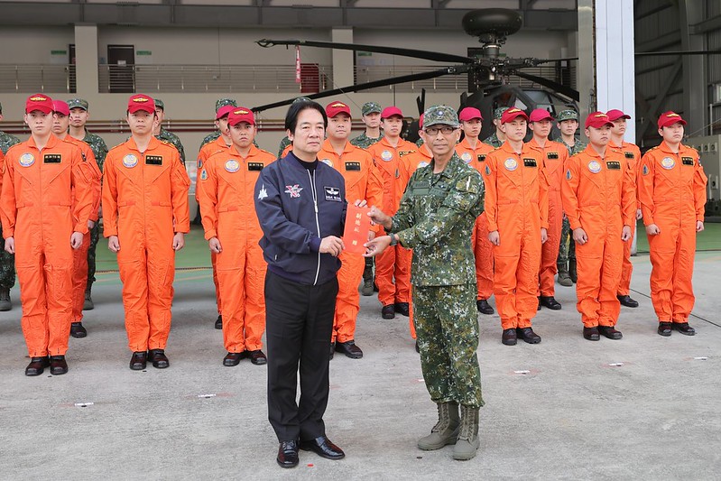 快新聞／政府交接期首度訪視國軍　賴清德喊話：共同守護自由民主家園