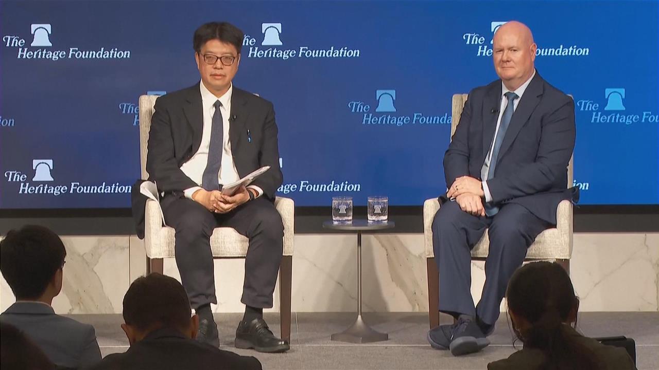 邱垂正華府智庫演說　「台灣若淪陷將衝擊美國安全」