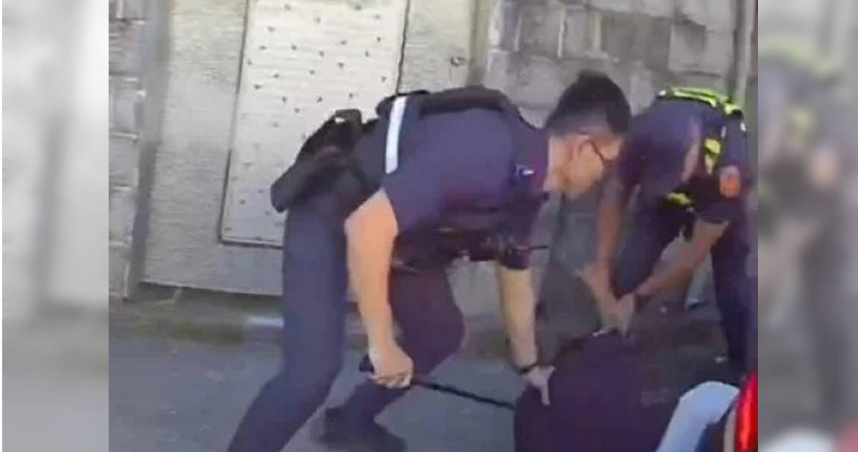 玩具槍鬧急診還逆向逃!豐原男醫院外「自潑液體」嚇壞醫護 遭警圍捕送辦